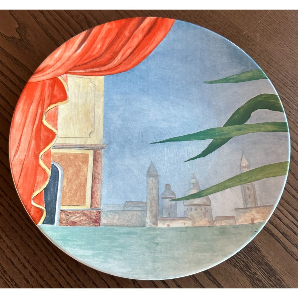Gien France French River 9'' Salad Plate Il Etait Une Fois